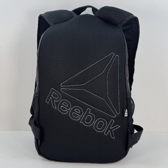 Reebok Black Lillian Backpack With Laptop Compartment Bungee Shoulder Straps - Picture 7 of 16